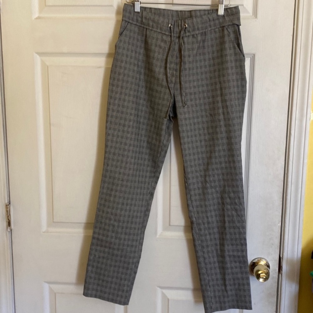Plaid dress pants